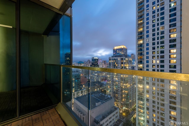 401 Harrison St Unit 23C, San Francisco, CA 94105 - balcony featuring a city view