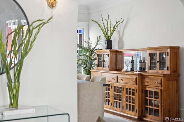 5 College Ter, San Francisco, CA 94112 - detailed view of crown molding and arched walkways