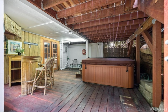 5 College Ter, San Francisco, CA 94112 - deck with a hot tub