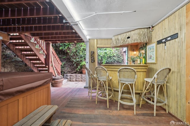 5 College Ter, San Francisco, CA 94112 - wooden deck featuring stairway