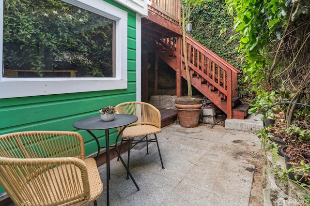 5 College Ter, San Francisco, CA 94112 - view of patio / terrace featuring stairway