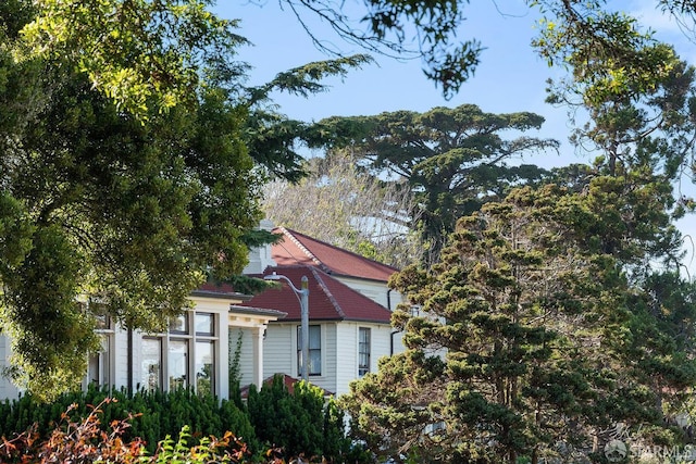 view of front of home