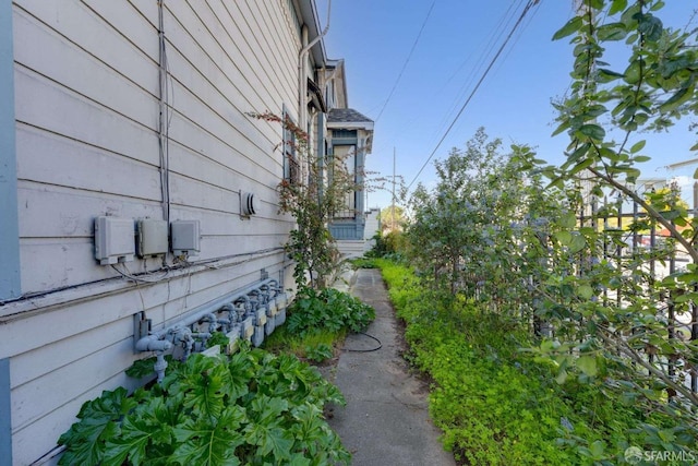 view of side of home