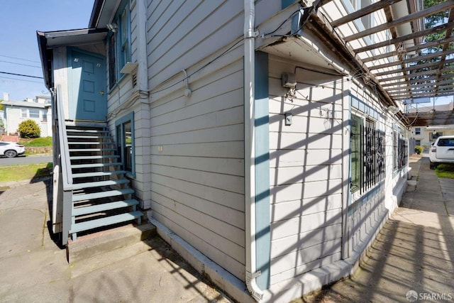 view of property exterior
