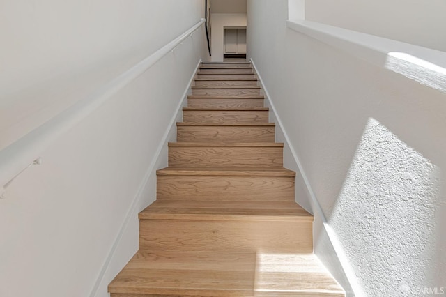 611 Stonegate Dr, South San Francisco, CA 94080 - staircase featuring wood finished floors