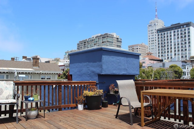 1155 Leavenworth St Unit 7, San Francisco, CA 94109 - view of wooden terrace