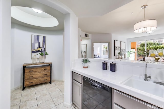 bathroom featuring tile patterned floors and vanity