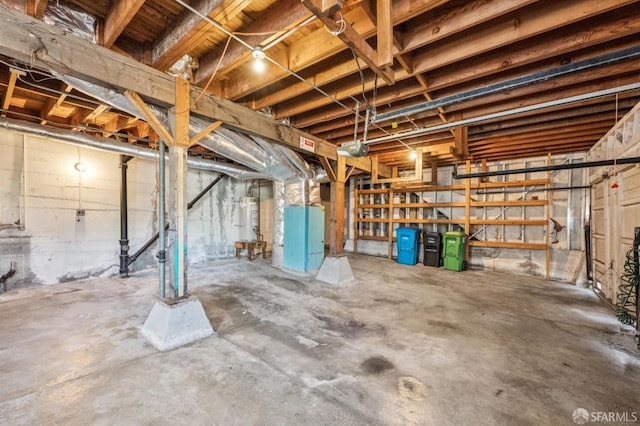 37 San Jacinto Way, San Francisco, CA 94127 - unfinished below grade area featuring strapped water heater and heating unit