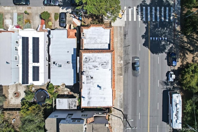 drone / aerial view