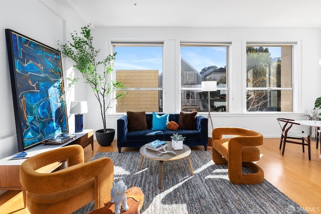 interior space featuring hardwood / wood-style floors