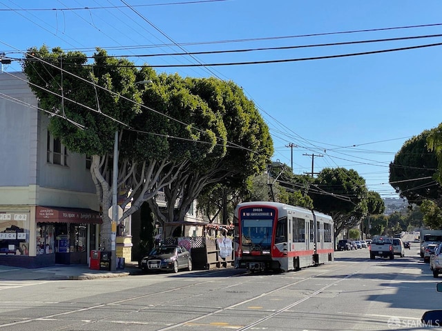 view of street featuring sidewalks