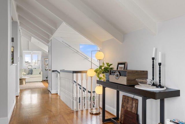 3294 Clay St Unit 6, San Francisco, CA 94123 - hall featuring an upstairs landing and wood finished floors