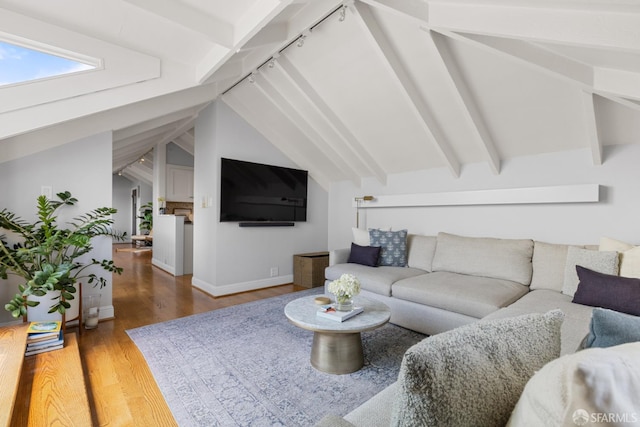 3294 Clay St Unit 6, San Francisco, CA 94123 - living room featuring wood finished floors and rail lighting