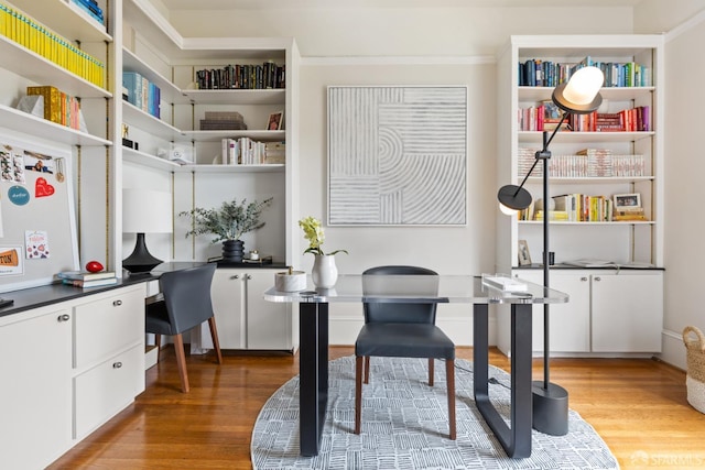 3294 Clay St Unit 6, San Francisco, CA 94123 - home office with wood finished floors