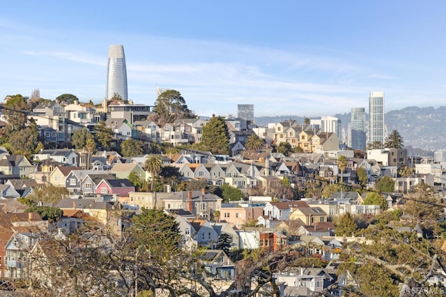 city view with a residential view