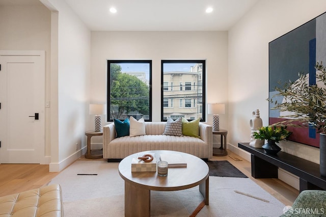 1935 Greenwich St, San Francisco, CA 94123 - interior space featuring recessed lighting, baseboards, and wood finished floors