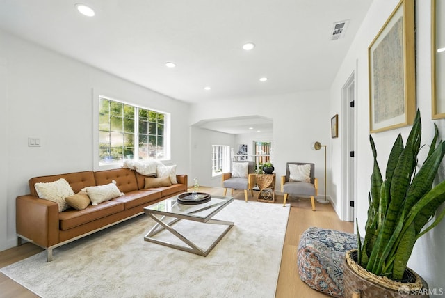 3901 La Colina Rd, El Sobrante, CA 94803 - living area with wood finished floors and recessed lighting