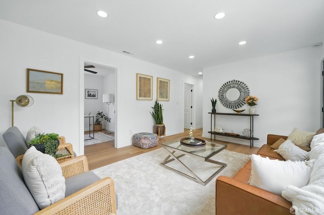 3901 La Colina Rd, El Sobrante, CA 94803 - living area with light wood-style flooring and recessed lighting
