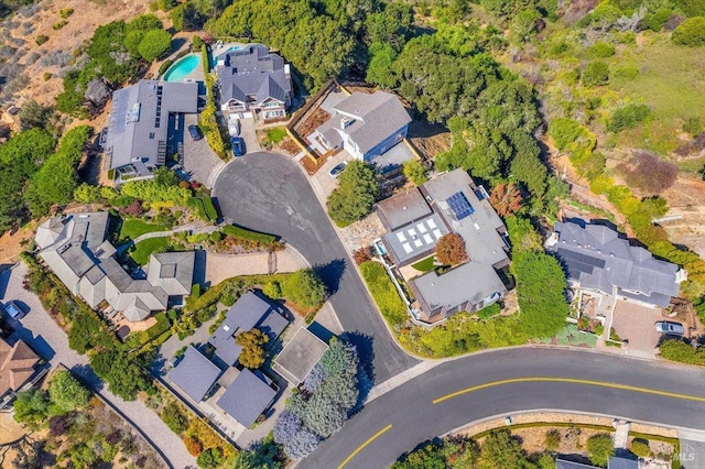 bird's eye view featuring a residential view