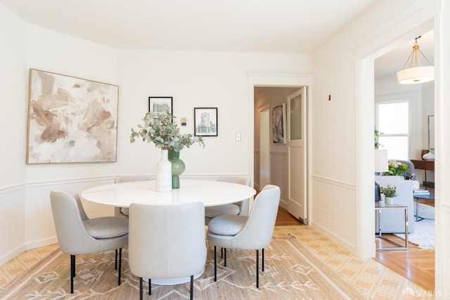 350 Dolores St, San Francisco, CA 94110 - dining space featuring wainscoting