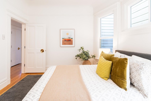 350 Dolores St, San Francisco, CA 94110 - bedroom with wood finished floors