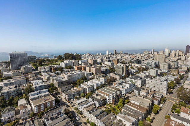 1850 Laguna St, San Francisco, CA 94115 - aerial view of property's location with nearby urban area