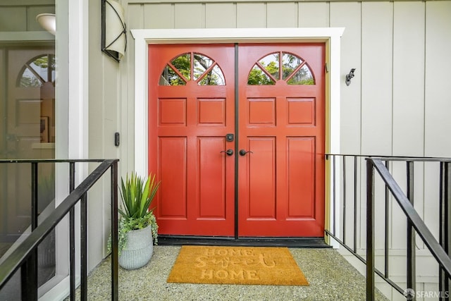 view of entrance to property