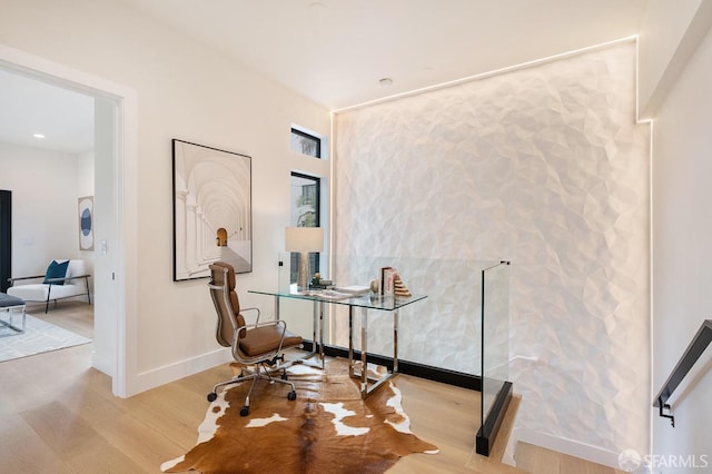 1935-1937 Greenwich St, San Francisco, CA 94123 - office featuring light wood-style flooring and baseboards
