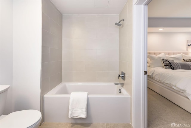 1288 Howard St Unit 418, San Francisco, CA 94103 - full bathroom featuring ensuite bath, toilet, and shower / tub combination