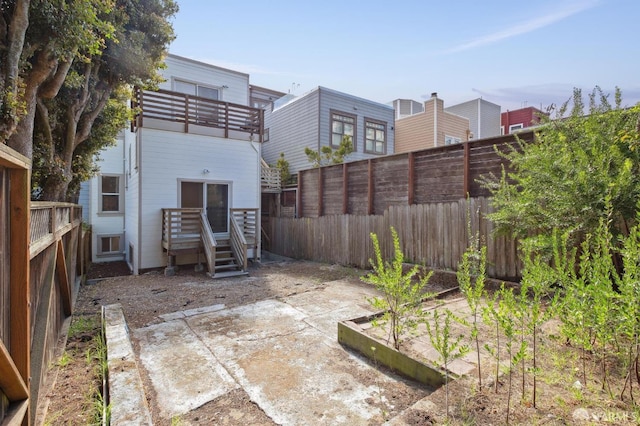 view of patio / terrace featuring a balcony