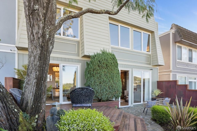 exterior space with a patio area