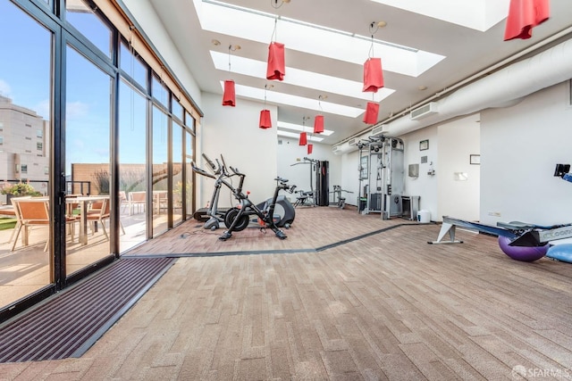 view of exercise room