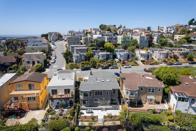 aerial perspective of suburban area