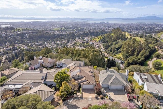 bird's eye view featuring a residential view