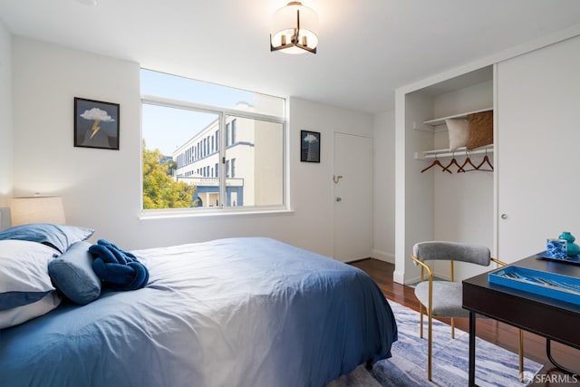 1520 Ofarrell St Unit 4, San Francisco, CA 94115 - bedroom featuring a closet and wood finished floors
