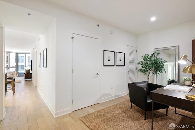 318 Main St Unit 4E, San Francisco, CA 94105 - office with light wood-style floors and baseboards