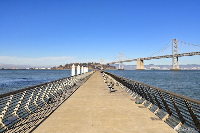 318 Main St Unit 4E, San Francisco, CA 94105 - dock area with a water view and a pier