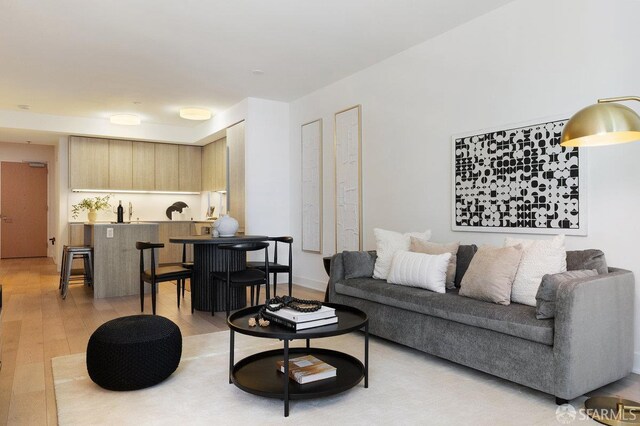 318 Main St Unit 4E, San Francisco, CA 94105 - living room with light wood finished floors