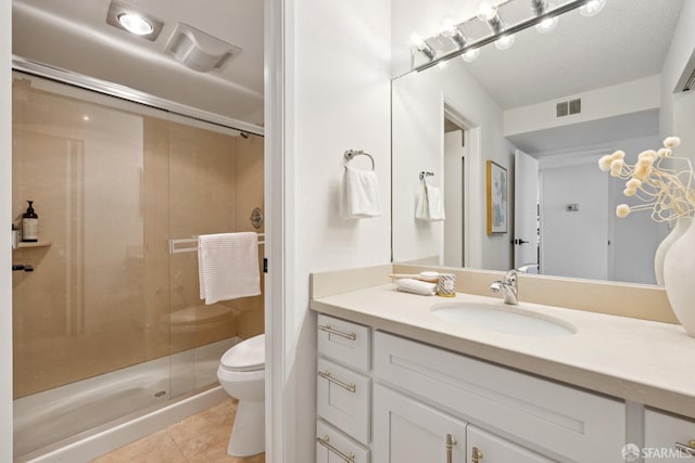 855 La Playa St Unit 360, San Francisco, CA 94121 - bathroom featuring vanity, a stall shower, and tile patterned floors