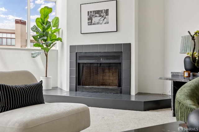855 La Playa St Unit 360, San Francisco, CA 94121 - detailed view of a tiled fireplace
