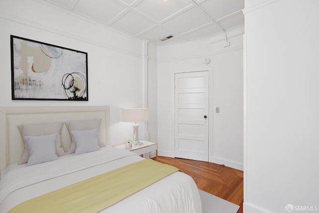 3046-3048 Polk St, San Francisco, CA 94109 - bedroom with parquet floors
