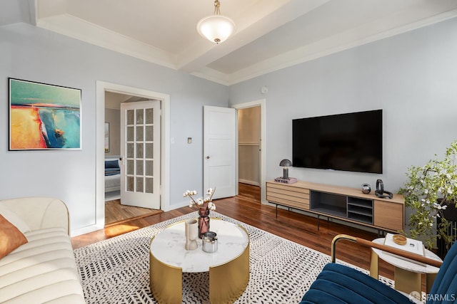 3046-3048 Polk St, San Francisco, CA 94109 - living room with wood finished floors and baseboards