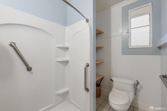 3046-3048 Polk St, San Francisco, CA 94109 - bathroom featuring a shower and tile patterned flooring