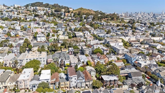 drone / aerial view featuring a residential view
