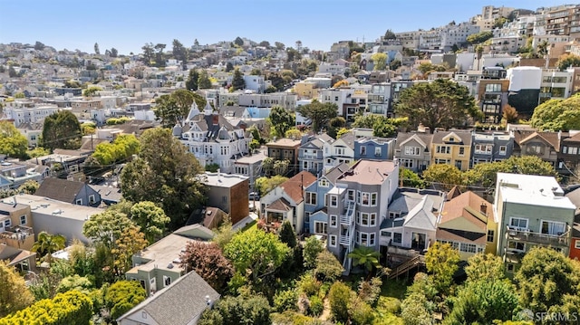 bird's eye view featuring a residential view