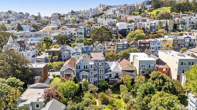 birds eye view of property featuring a residential view