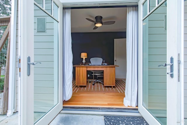 view of exterior entry
