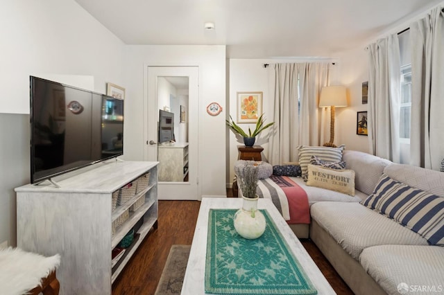 968-970 Broadway, San Francisco, CA 94133 - living area with dark wood-style flooring