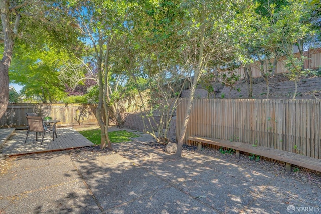 4330 Jana Vista Rd, El Sobrante, CA 94803 - fenced backyard with a wooden deck