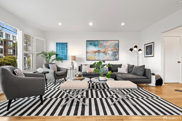 1871 Alemany Blvd, San Francisco, CA 94112 - living area featuring wood finished floors and recessed lighting